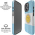 Argentina Flag Distressed iPhone 16 Pro Magsafe Impact Case